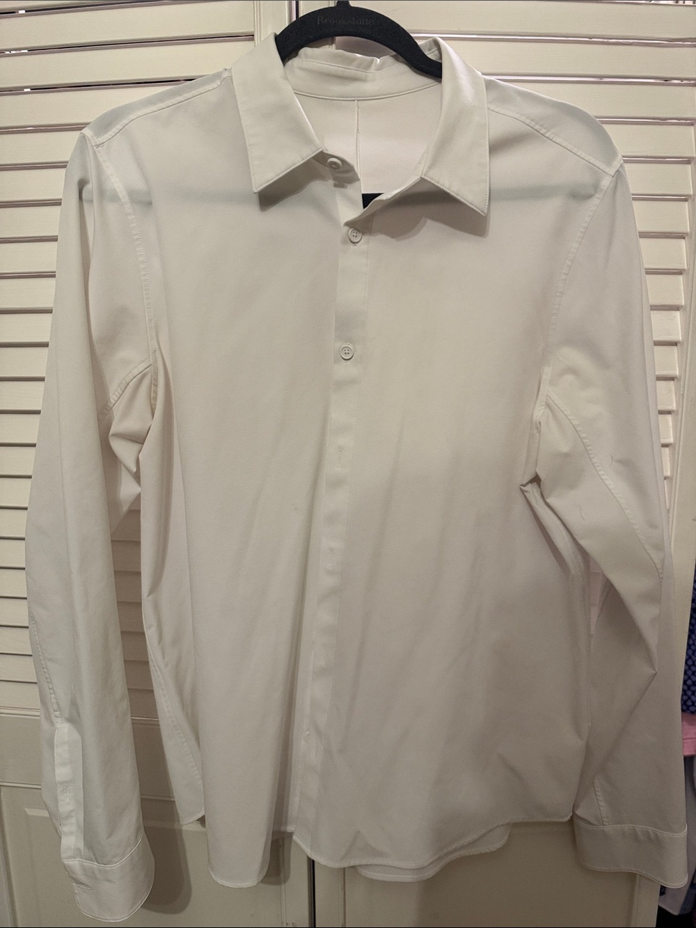 Men's Lululemon Commission White Shirt - Long Sleeve